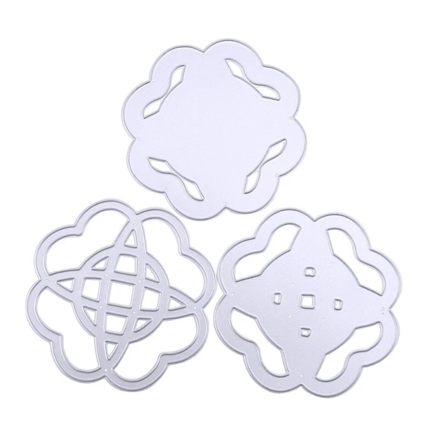 Perforatrice - Poinçon de gaufrage fleur S - Bricolage - ABS - Zinc - 6