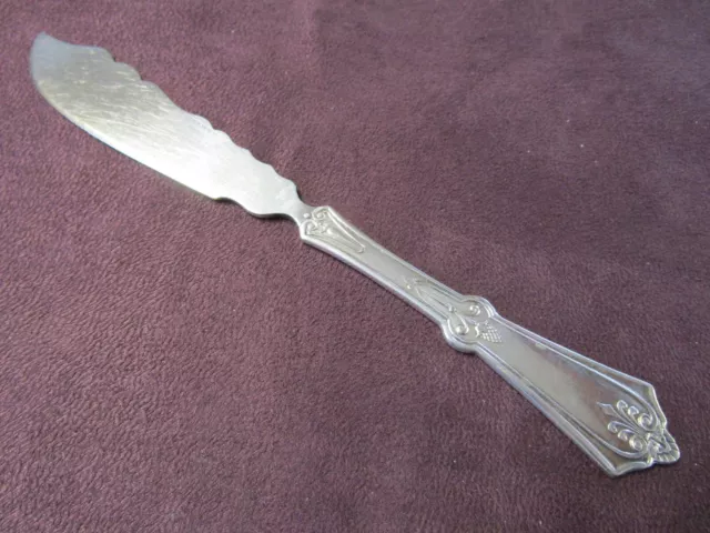 EMPRESS 1883 Master Butter Knife Derby Silverplate Victorian Era