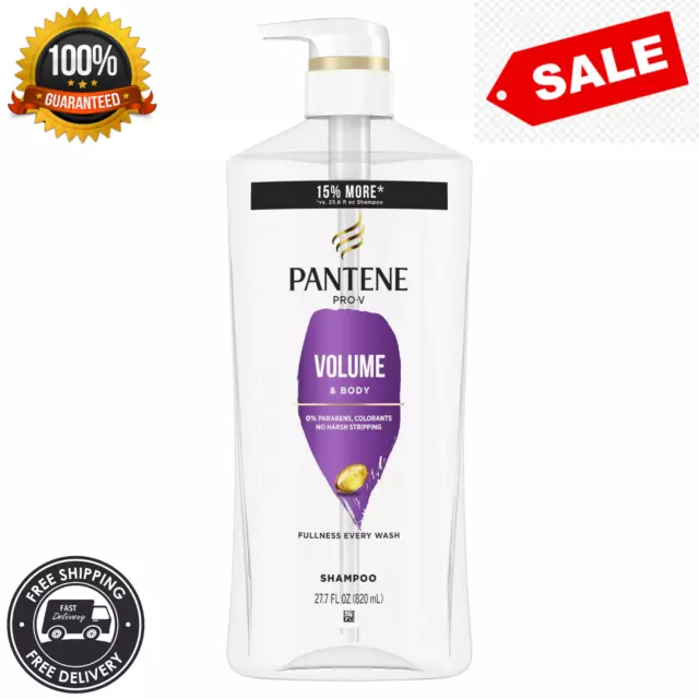 Pantene Pro-V Volume and Body Shampoo, 27.7 Oz,