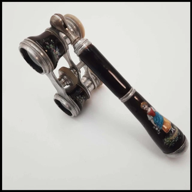 Binocolo da teatro smalti policromi Francia fine XIX secolo