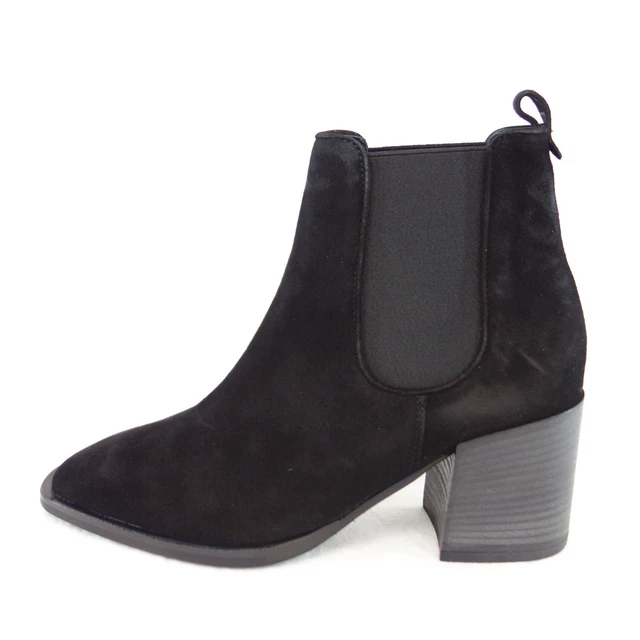 Kennel & Schmenger Chaussures Femmes Chelsea Bottines Bottes Cuir Sauvage Noir