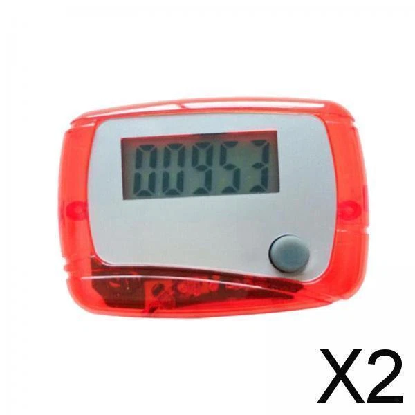 2X STEP COUNTER Pedometer Multifunctional Convenient Walk Motion Belt