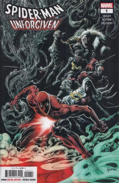 SPIDER-MAN: UNFORGIVEN #1 (KYLE HOTZ MAIN COVER) COMIC BOOK ~ Marvel Comics ~ NM