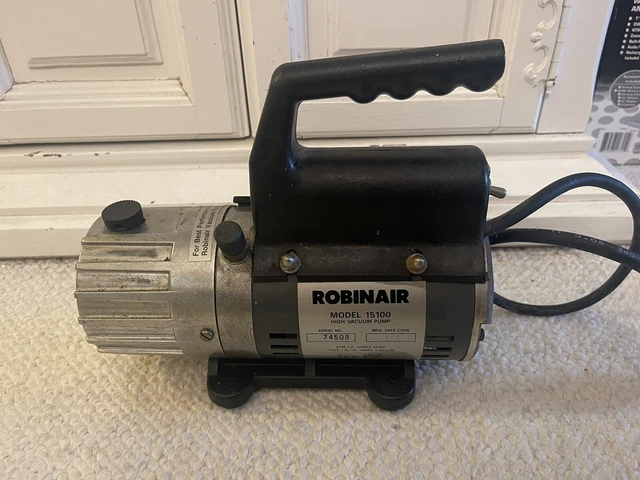 Robinair High Vacuum Pump - Single Stage Direct Drive Model 15100 ((USED))