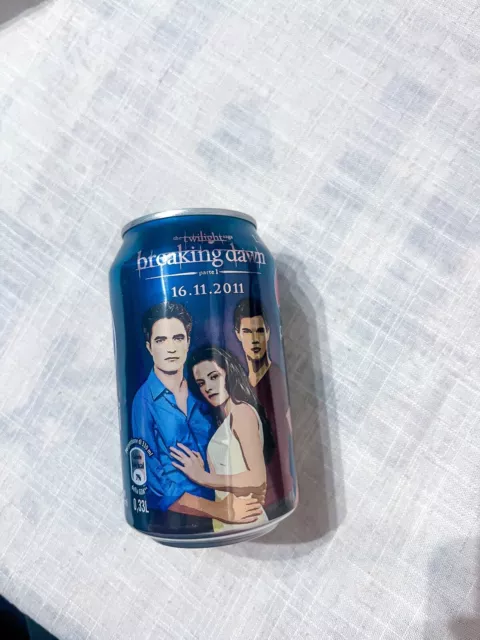 LATTINA PEPSI COCA COLA  vuota BREAKING DAWN 2011 TWILIGHT SAGA LIMITED EDITION