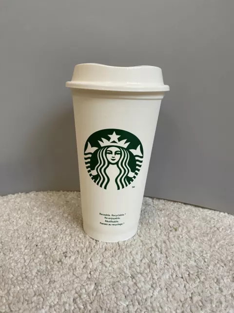 Starbucks Reusable Grande Travel Coffee/Tea Mug Cup 16oz/473ml Classic Logo