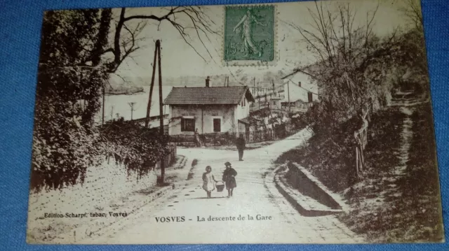 Carte Postale De Vosves Eure Et Loir  La Descente De La Gare