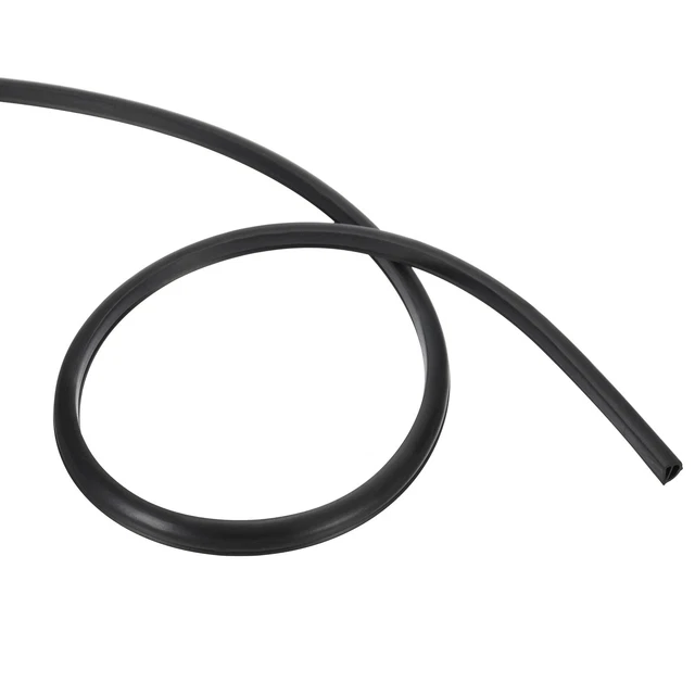 Guarnizione porta 0,28x0,35x78,7" (6 piedi) lunghezza strisce forma ad E congelatore ricambio nero