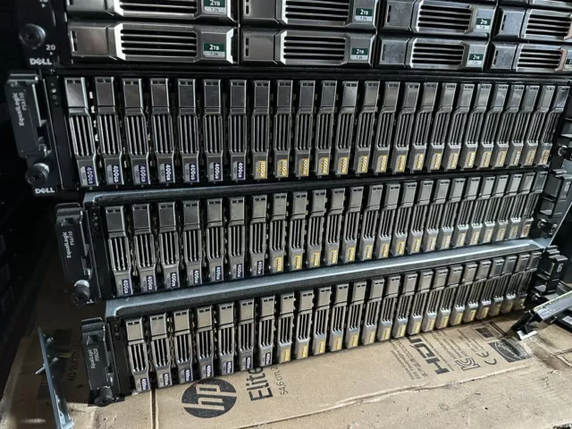 Dell Equallogic PS6110X 10GbE Hybrid SAN 7x400gb Ssd  17x 900GB  2x Module 14