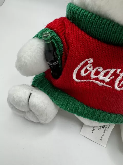 RARES VINTAGE Lot of 3 Coca-Cola Bean Bag Plush Bears 1997 & 1998 NWT 3