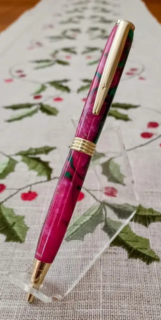 Hand Crafted  Custom Made Resin Ball Point Pen
