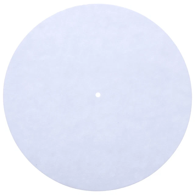 CORK RECORD MAT Turntable Slipmat White Turntable Mat Turntable Platter