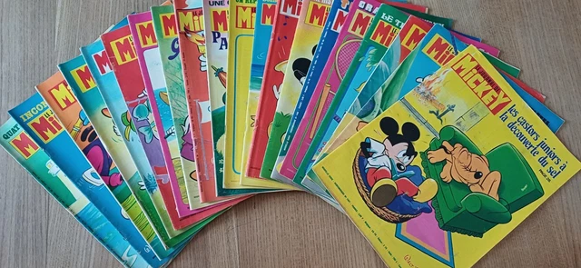 LOT JOURNAL DE Mickey ANCIEN RARE BD WALT DISNEY EUR 15,00 - FR