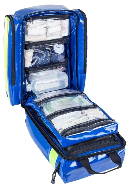 Supporter Rucksack Plane Blau mit AED Fach EM13.058  37 x 45 x 21 cm Notfall 6