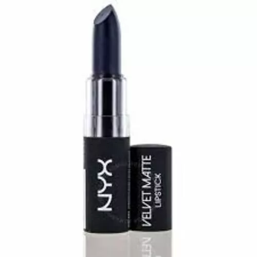 NYX Rouge à Lèvres Velvet Matte Mat Lipstick 04 Midnight Muse Belle BLEU Foncé