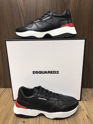 HOMME DSQUARED 2 Baskets M084 En Cuir 