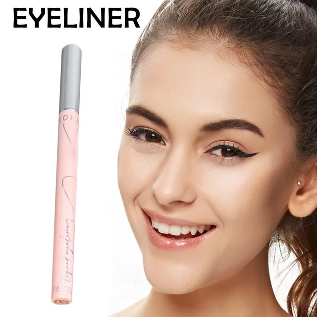 Delineador de ojos lápiz líquido lápiz maquillaje impermeable larga duración marca de ojos delineador de U N3P0