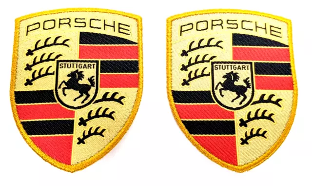 Badge Porsche original Patch Ecusson à coudre WAP10706714