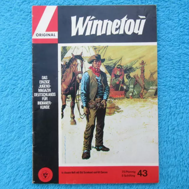 WINNETOU Nr 43 Band Lehning Verlag Indianer Karl May Z1 Z2