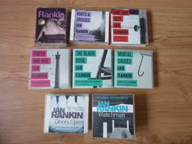 Ian Rankin Audiobooks Rebus and Others mostly CDs + 1 tape private seller