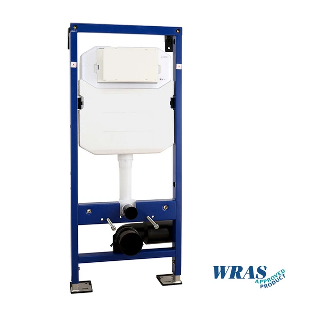 CONCEALED CISTERN DUAL Flush Unit Frame Wall Hung 6L WC Slimline Toilet