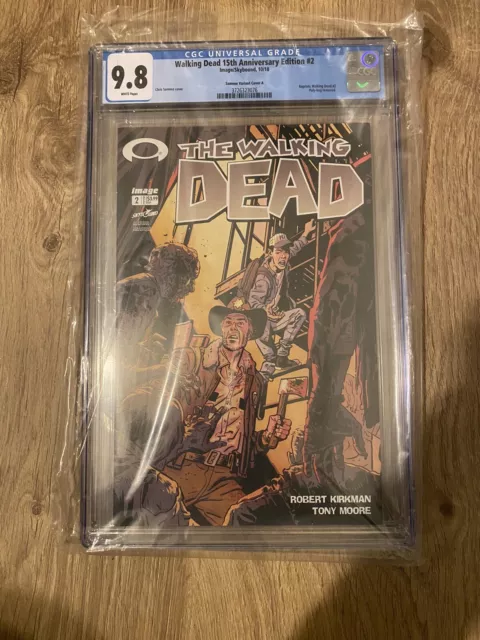 THE WALKING DEAD 15th Anniversary Edition #2  Samnee Variant Cover A CGC 9.8