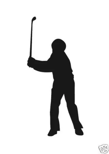 Golfer Aufkleber Golf Sport Sticker Golfspieler m261