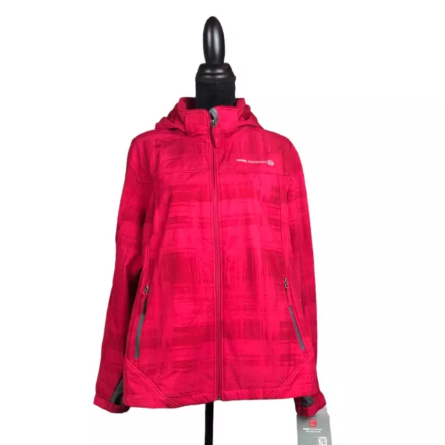 FREE COUNTRY WOMEN’S Hooded Soft-Shell Jacket Size 2X Red Color $39.99 ...