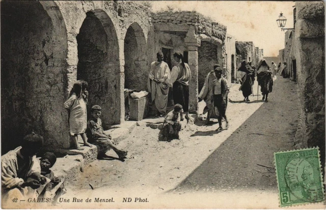 CPA AK TUNISIA GABES Panorama et l'Église (822761) - eBay