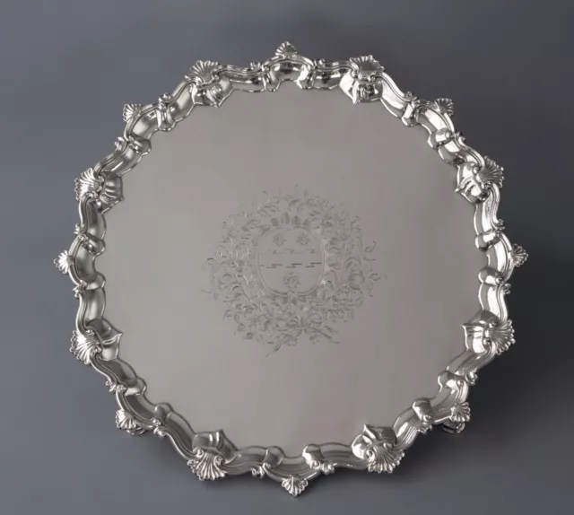 An Exceptional George II Silver Salver, Richard Rugg, London 1759