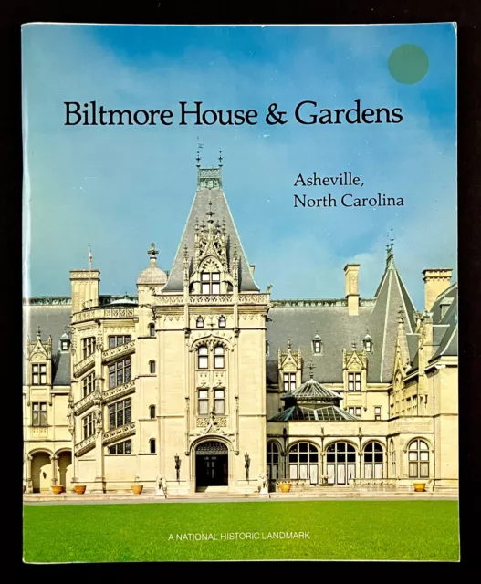 1983 Historic Biltmore House Gardens Asheville NC Vintage Travel Photo Book