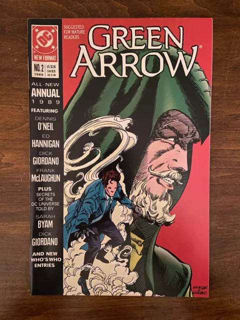 GREEN ARROW ANNUAL #2 (DC, 1987) FINE Denny O'Neil, Question