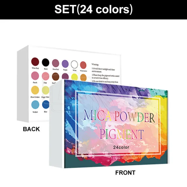 Mica Pigment Pearl/Luminous Powder Soaps Candle Bath Bomb Art Craft Epoxy Resin