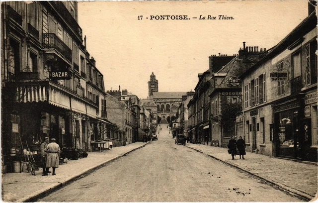 CPA PONTOISE - La Rue Thiers (68794)