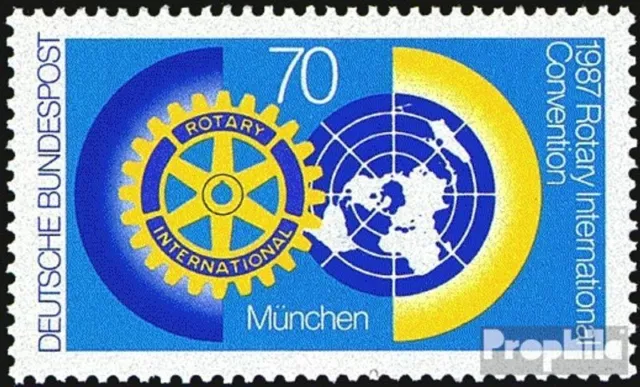 RFA (FR.Allemagne) 1327 (édition complète) neuf 1987 rotary-club