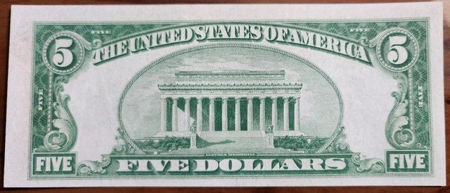 Fr 1955-C 1934 $5 Lime Green Seal Five Dollar Federal Reserve Note Philadelphia 2