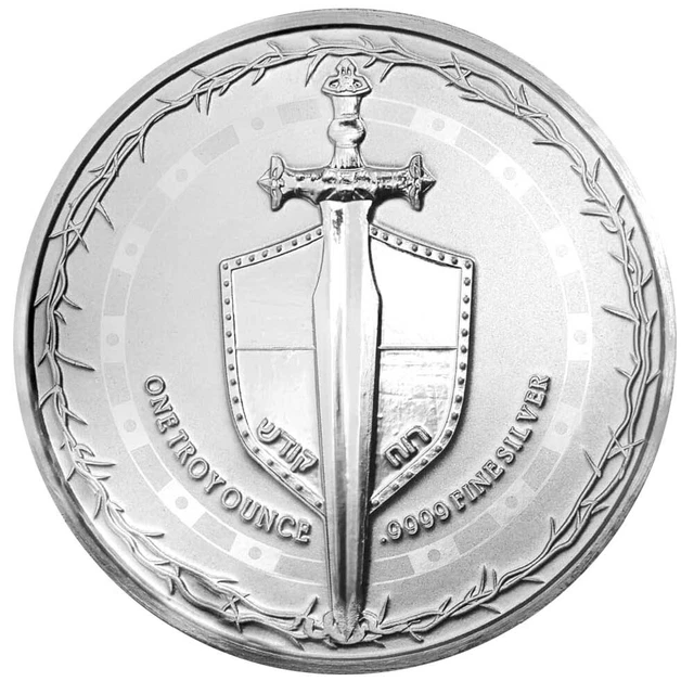 2023 $2 Niue Silver Sword of Truth 1 oz .999 BU