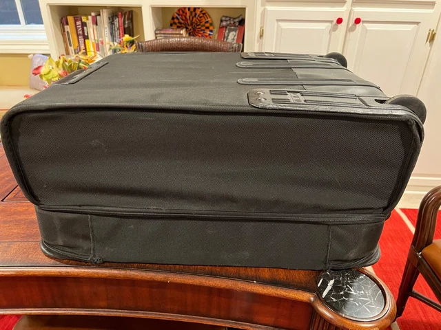 TUMI Alpha 2283D3 Upright 2-Wheeled Expandable Suitcase  Black 12x20x26" 3