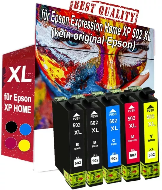 XL TINTE PATRONEN für Epson Expression Home XP5100 XP5105 WF2860-DWF WF2865-DWF