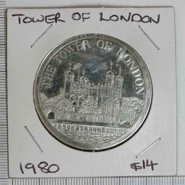UK Great Britain Tower of London Medal 1980 (Dan28M5)