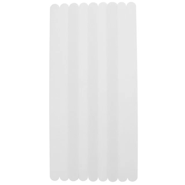 12pcs salle de bain bandes non glissantes autocollants de salle de bain transpar