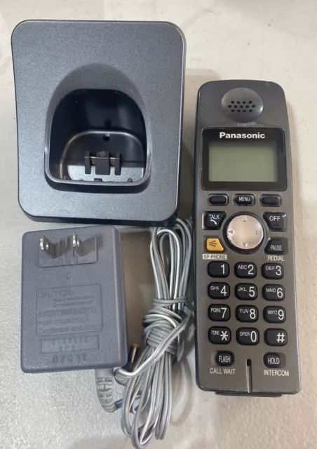 Panasonic KX-TGA600B 5.8GHz Cordless Handset Phone w/ PQLV30054ZAB Charging Base