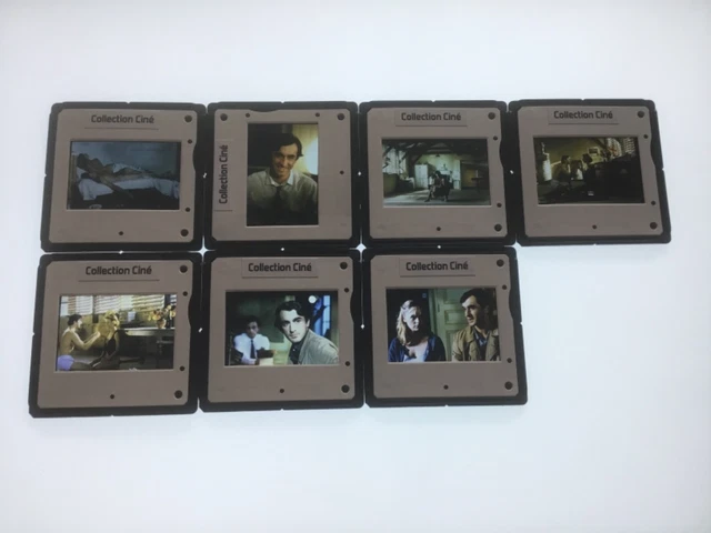 Lot De 7 Diapositives De Presse Slides "Peril En La Demeure" Michel Deville M44