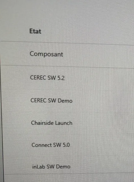 Licence Cerec 5.2 Sirona