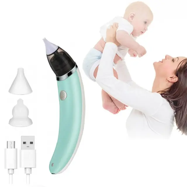 Eectric Baby Silicone Nasal Aspirator Cleaner Vacuum Sucker Nose Mucus Snot