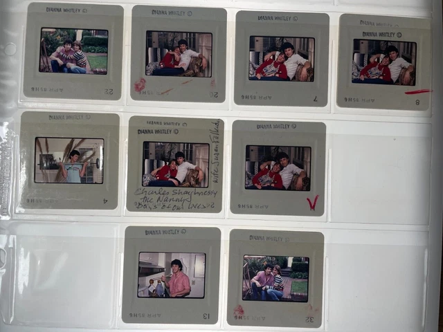Dw4-802 Charles Shaughnessy Lot (9) 35Mm Orig Slide Via Dianna Whitley