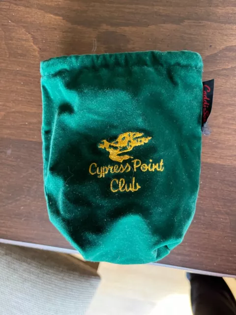 Cypress Point Club valuables bag