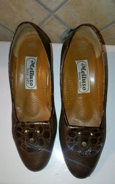 SCARPE DONNA ANZIANA linea comoda decollete taccomedio MELLUSO BRAND NUMERO 36 EUR 7 00 PicClick IT