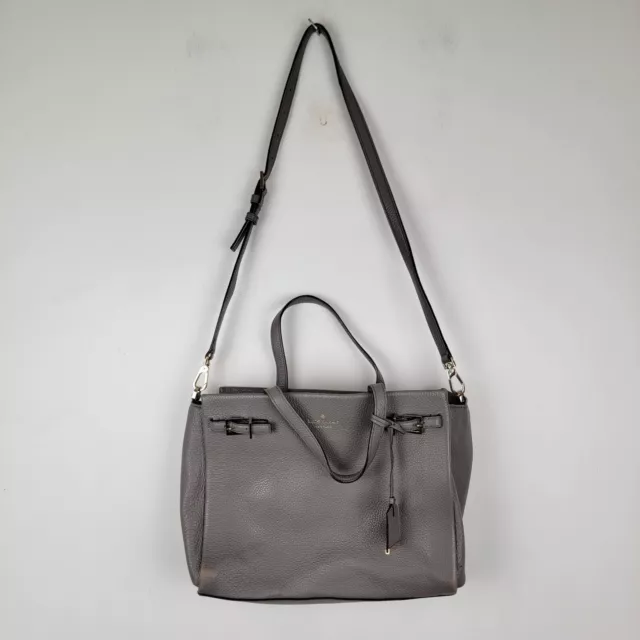 Kate Spade New York Designer Holden Street Lanie Gray Shoulder Bag 2
