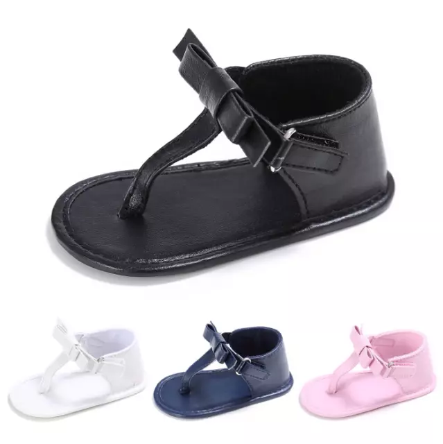 Baby Girl Crib Shoes Infant Toddler Pre-Walker Sandals Size Newborn to 18 Months